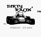 Race Days title screen for GameBoy